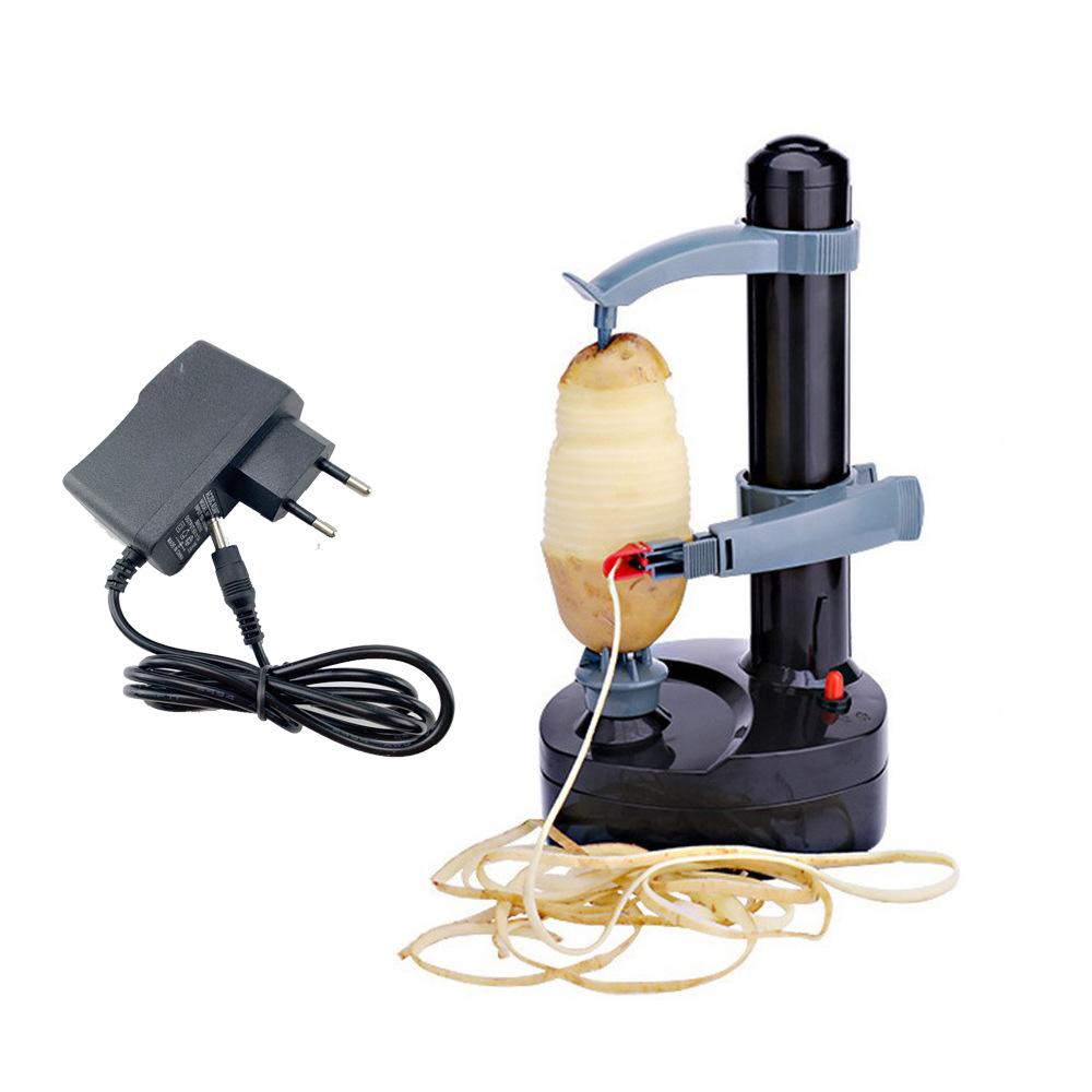 Electric Vegetable Peeler, Multifunctional Automatic Potato Apple Peeler, Stainless Steel Kitchen Peeling Tool for Fruits