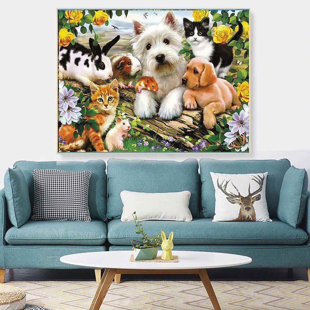 5d Diamond Painting Arrivals Animals Cross Stitch Kits Diamond Embroidery