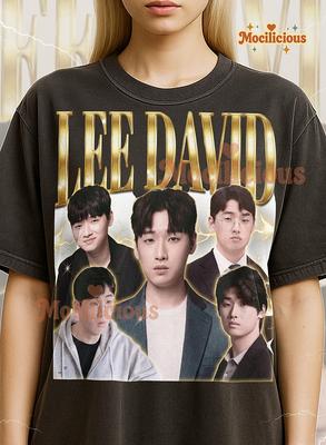Lee David Shirt, 90s Vintage Retro Bootleg Lee David T-Shirt, Actor Tribute Graphic Tee, Aesthetic Fan Apparel
