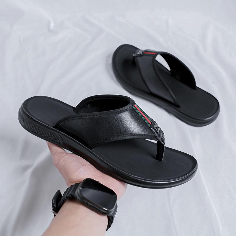 

Сандалии мужские летние 2025 новые нескользящие износостойкие повседневные шлепанцы 2025 прямые продажи 806-R 44 чёрный