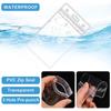 2Pcs Resealable Waterproof Clear Ship Ticket Card Sleeve Pvc Luggage Tag Travel Accessories For Bags