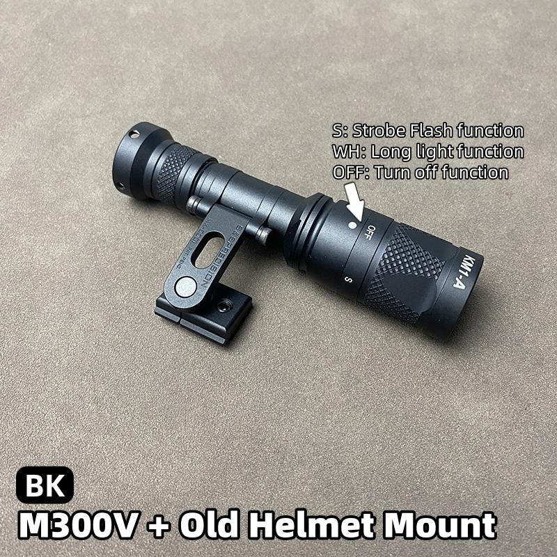 Тактический кронштейн для фонаря на шлем SOTAC Tactical SS MAX с фонарями M300V M300B SF для планки шлема