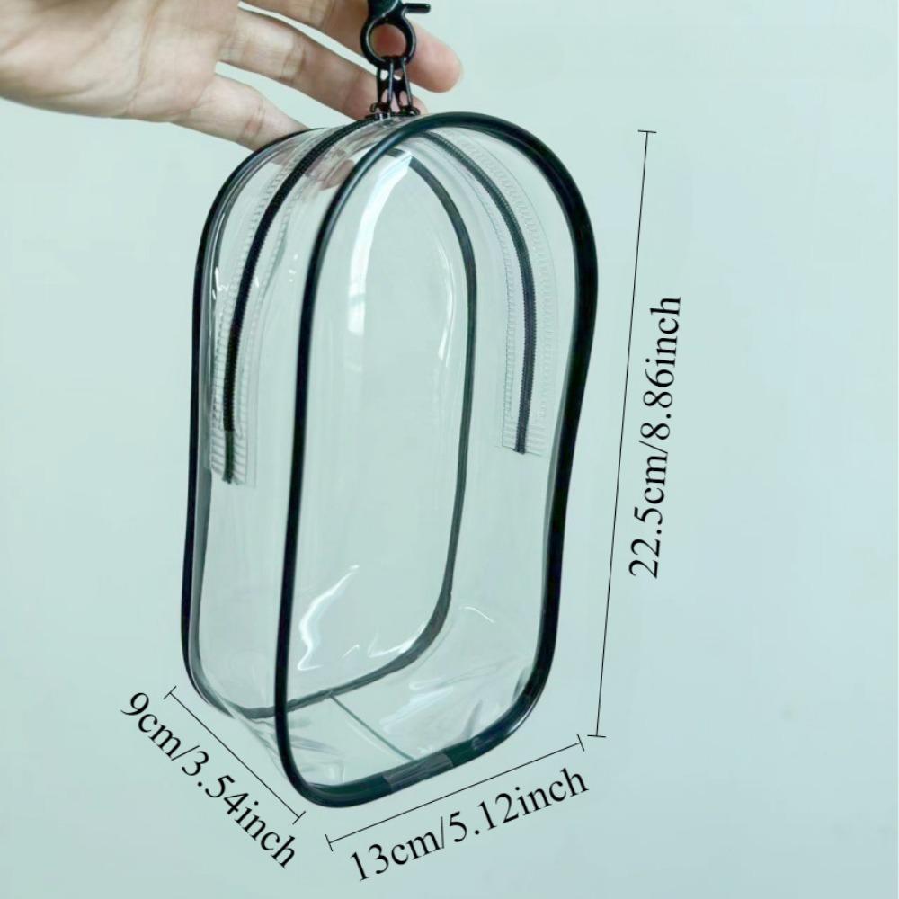 Сумка для прогулок для младенцев 20 см ПВХ-дисплей с высокой прозрачностью холст виниловая плюшевая игрушка-подвеска сумка для сушки на солнце для использования на открытом воздухе белый 1463₽