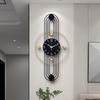 Minimally Designed Metal Wall Clock Restaurant Wall-Mounted Digital Clock Living Room Kitchen Silent Wall Clock Wall Decoration