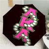 AKA logo9 Print Automatic Umbrella, 8 Rib Iron Frame, Plastic Handle, Suitable for Outdoor Travel &Daily , Ideal Gift