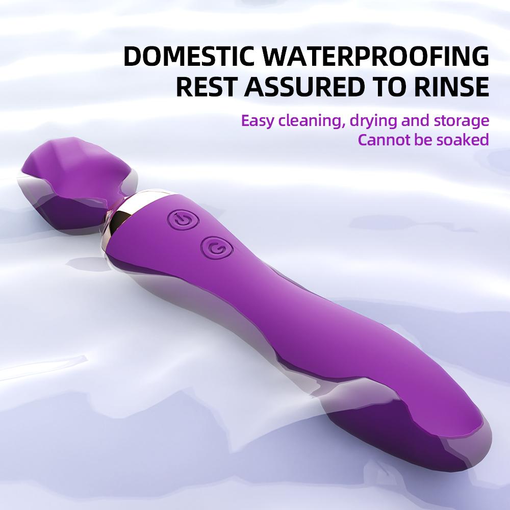 12 Speeds Powerful Dildo Vibrator Female AV Massager Wand G Spot Clitoris for Women Stimulator Adult Sex Toys Masturbator