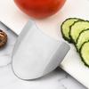 2/4Pcs Stainless Steel Finger Protector Cutting Meat Vegetables Finger Safety Fingerboard Multi-functional Kitchen Tool Accessor