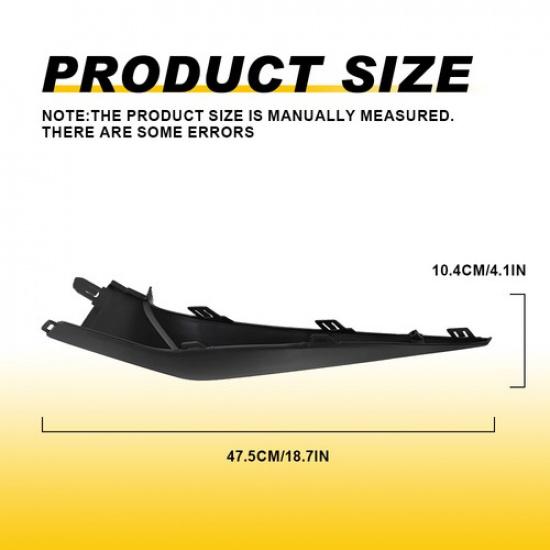 For - Toyota Corolla SE XSE Front Bumper Grille Lower Trim Molding 2pcs