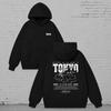 Japanese JDM Car Graphic Tokyo Racing Oversized Unisex Pullover Hoodie