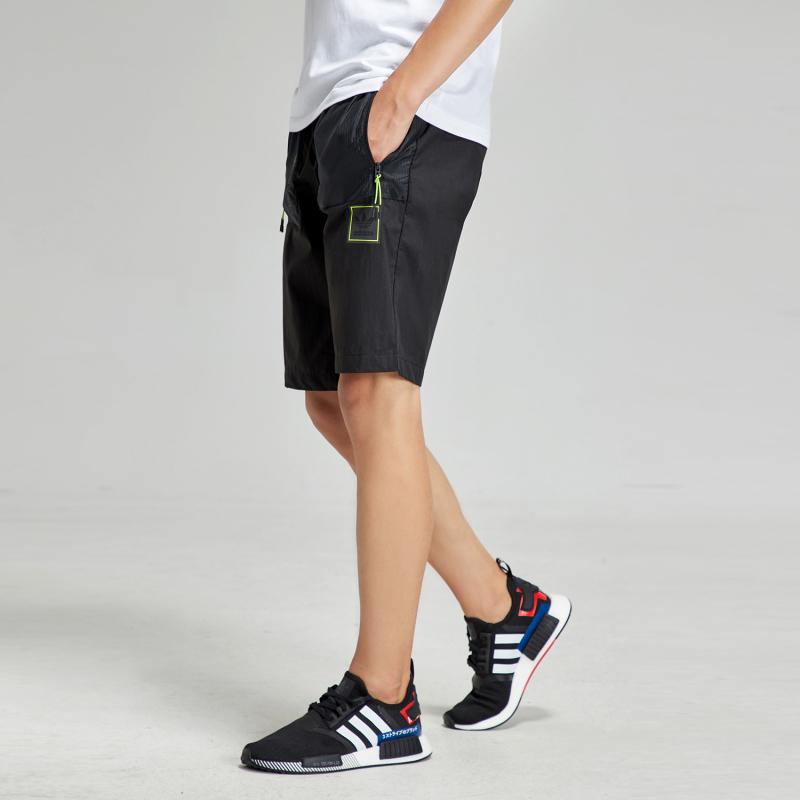 Adidas Originals Trefoil Woven Cargo Shorts Men Shorts Black FM4856