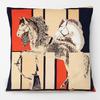 Fashion Multicolor Horse Head Cushion Covers Luxury Animals Sofa Decorative Pillows Case 45X45CM Decorative Pillows