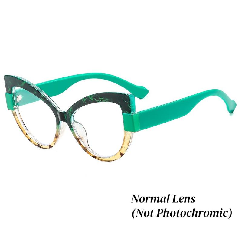 Oversized Photochromic Reading Glasses for Women Men New Trend Colorful Large Presbyopia Unisex UV Protection Far Sight Glasses