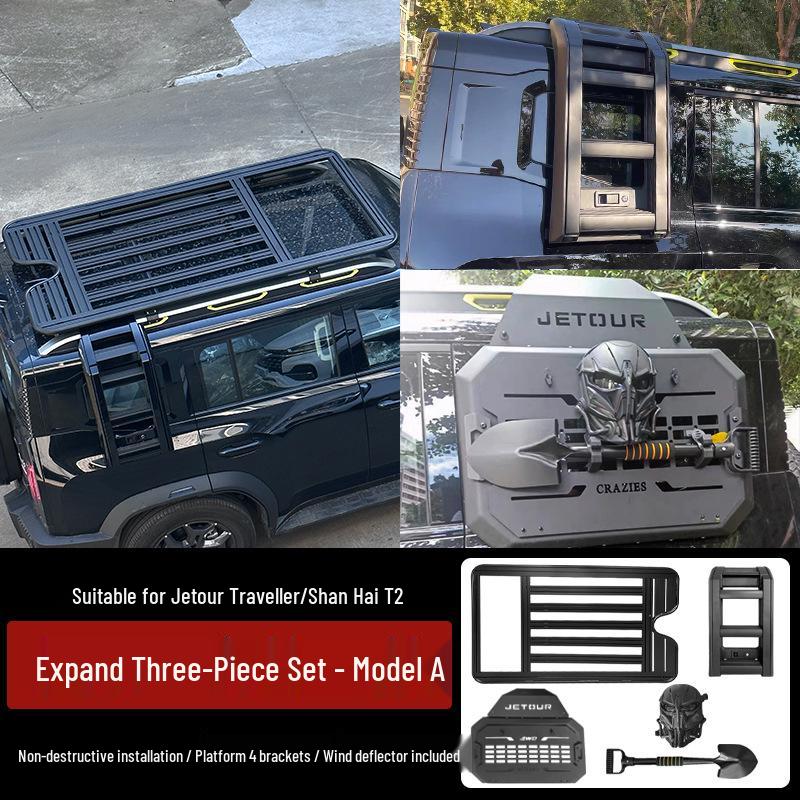 Chery Jetour Traveler Roof Rack & Ladder Kit