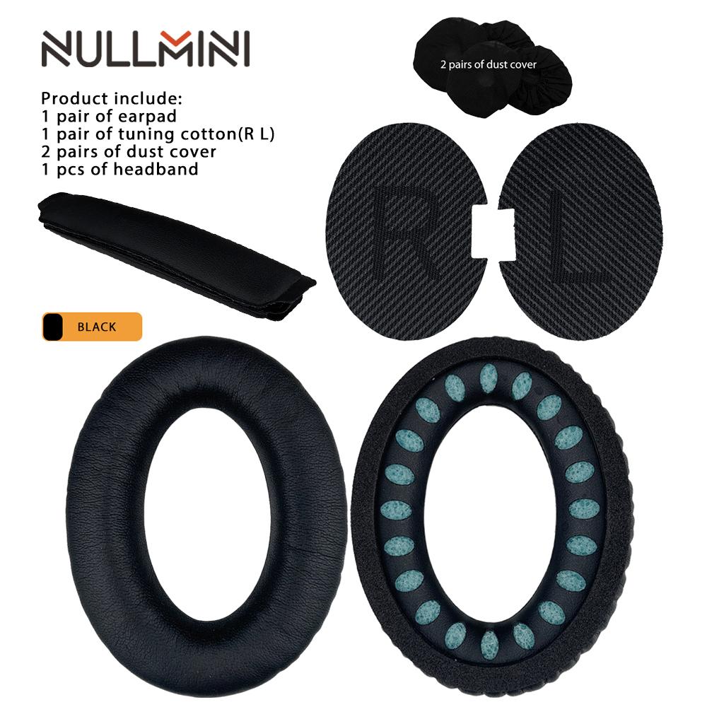 NullMini Replacement Leather Earpads For Bose QC15 QC2 QC25 AE2 AE2i Headphones Headband High Quality Soft Earmuff Sleeve