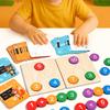 Montessori Mathe-Zuordnungs-Rechenspielzeug, Holz 1-10 Addition und Subtraktion Frühes Lernpuzzle, Kleinkinder-Lernspielzeug