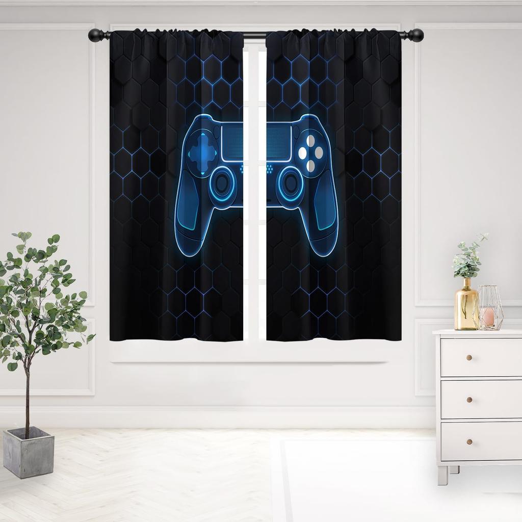 Dinosaur Window Curtains Jurassic Dino Boys Kids Girls Animals Nature Wild Forest Leaf Cute Teen Room Drapes Curtain Made Of Polyester With Rod Pocket