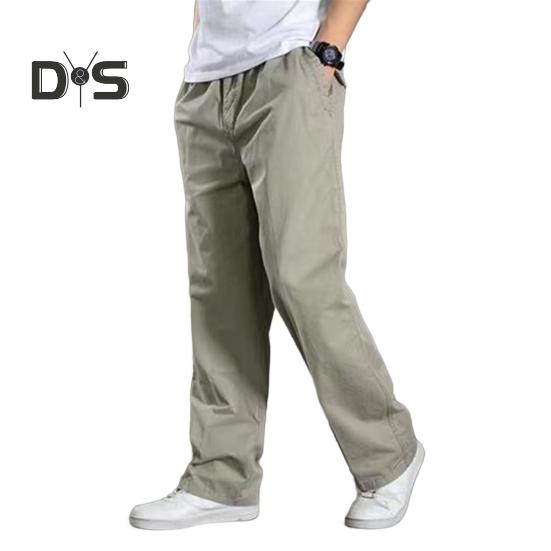 Pánské pracovní kalhoty s kapsami široké nohavice volné cargo kalhoty jednobarevné bavlněné tenké odolné kalhoty streetwear kalhoty pro venkovní turistiku kempování