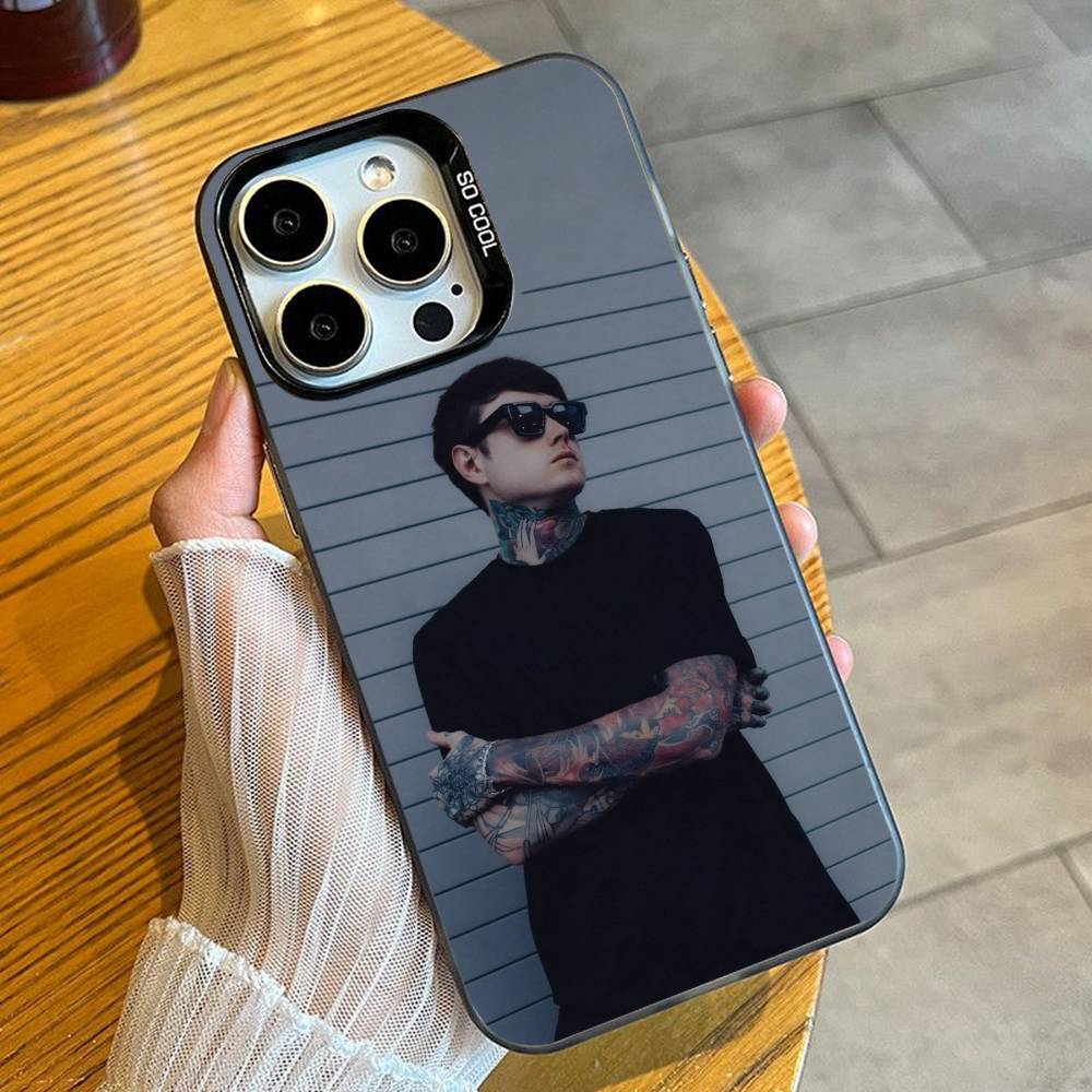 

Noah Seb B-Bad Omens-s Phone Case For iPhone 16 17 15 14 12 13 Pro Max Black Candy Matte Shockproof Cover iPhone17PRO