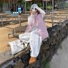 Gilet imbottito in cotone double-face ragazza stile dolce e carino nuovo ispessito caldo ampio moda cappotto