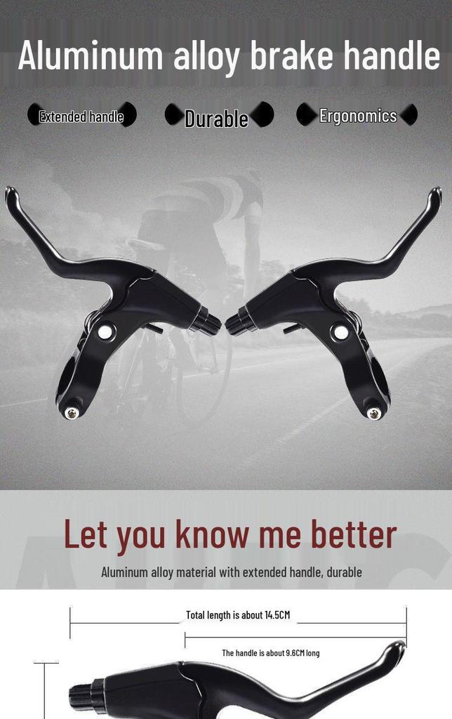 Aluminum Alloy Mountain Bike Brake Lever - Metal Disc Brake Handle