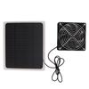 10W Solar Panel Fan Kit Waterproof Cooling Ventilator for Dog Chicken House Greenhouse
