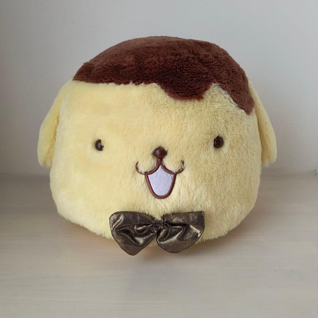 Pom Pom Purin Purin type cushion (gold ribbon) stuffed toy