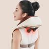 Shiatsu Neck and Shoulder Massager Heated Back Massager U Shape Deep Kneading Electric Massage Pillow Shawls For Neck Waist Leg