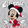 Disney Childrens/Kids Santa For Christmas Minnie Mouse Heather Hoodie