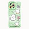 Cat Apple 16promax mobile phone case 16 new mirror holder 15 girl 14pro cute 13 silicone 12