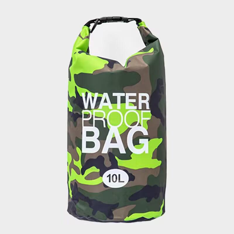 Outdoor Camouflage Waterproof Cycling Bag - Multifunctional Barrel Design with Single and Double Shoulder Straps