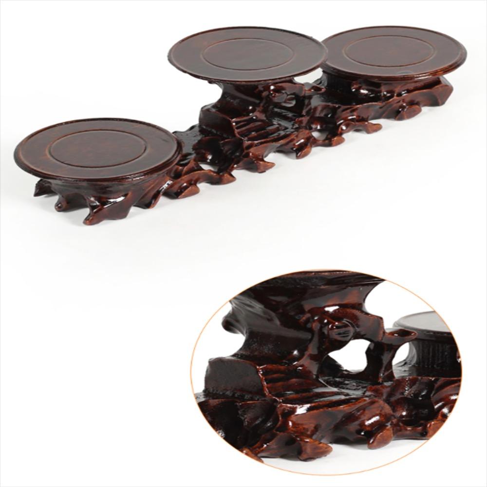 Statues Stone Pedestal Display Vintage Teapot Cup Vase Base Display Stand Serving Tray Display Base