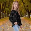 Children's Long-sleeved O-neck Top Printed Daily Casual