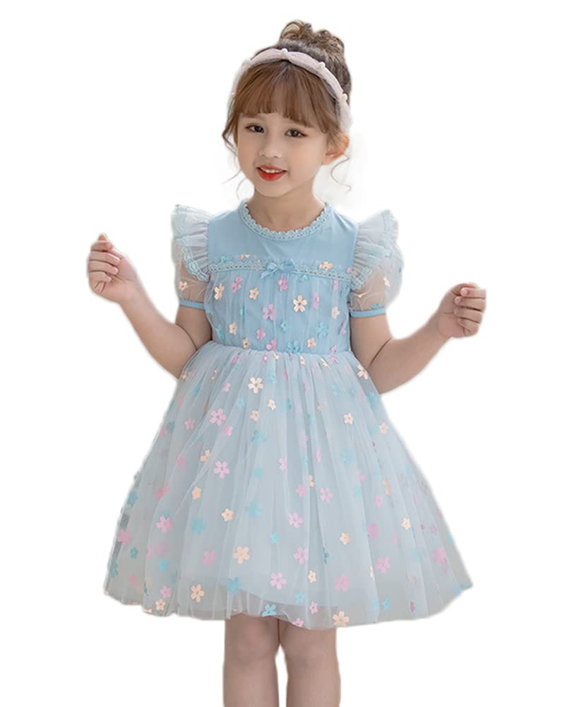 

Honey Baby Kids Perfect for Kindergarten Entrance Princess Wedding Flower Girl Birthday and Everyday Wear Size Dress, Ceremonies, Spring/Summer, синий