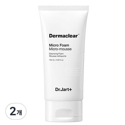 Dr. Jart Derma Clear Micro Foam Cleanser, 120ml, 2 Units