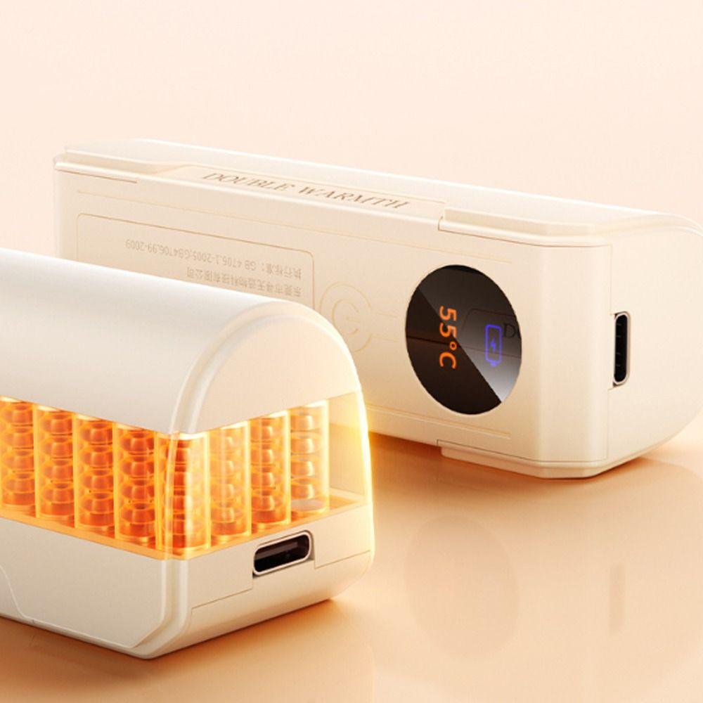 Rechargeable Electric Warm Treasure 2 In 1 Pocket Heater Fast Heating Heating Device  Camping