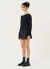 INTEREST Diagonal Line Top_Black