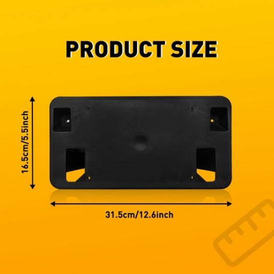 Front License Plate Bracket Black For 2018- Chevrolet Traverse GM1068196 New