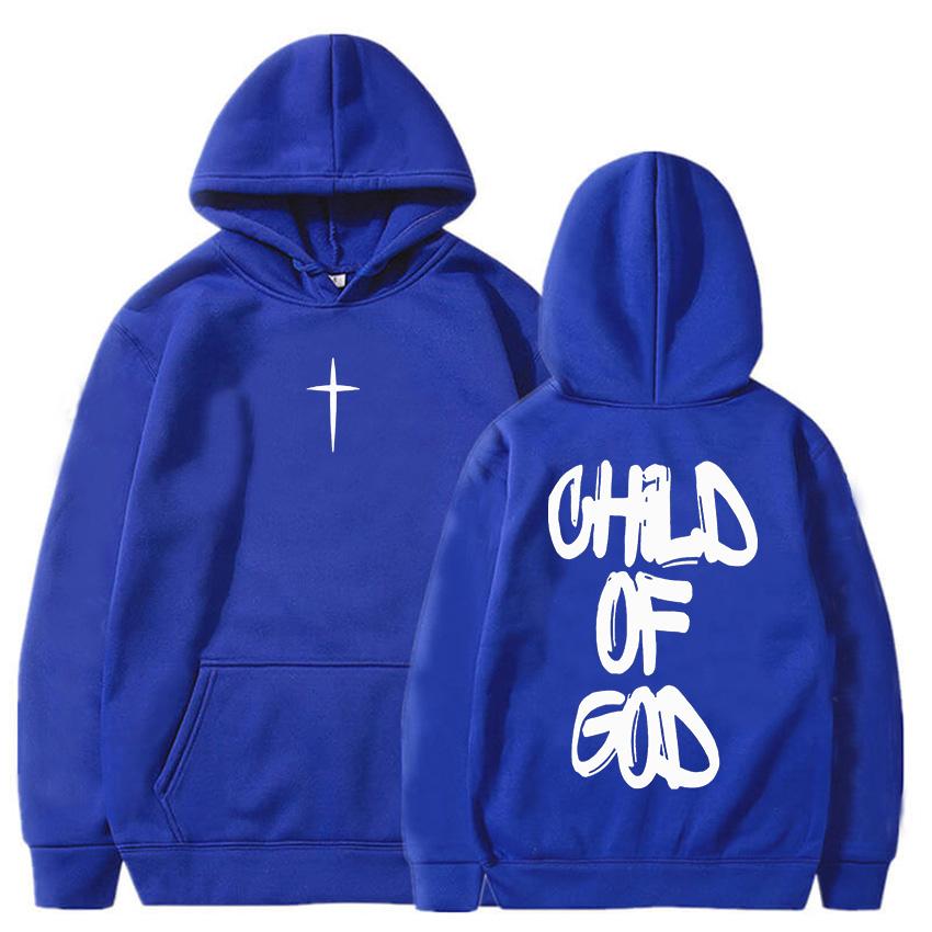 Copilul lui Dumnezeu Isus Credință Creștină Hanorace Iarnă Călduros Fleece Hanorac cu Glugă Imprimeu Grafic cu Litere Pulover Streetwear