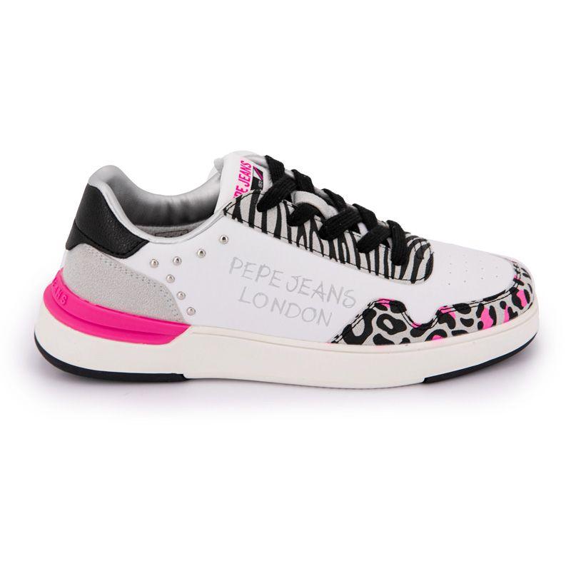 

Детские кроссовки Baxter Leopard Fuschia PEPE JEANS