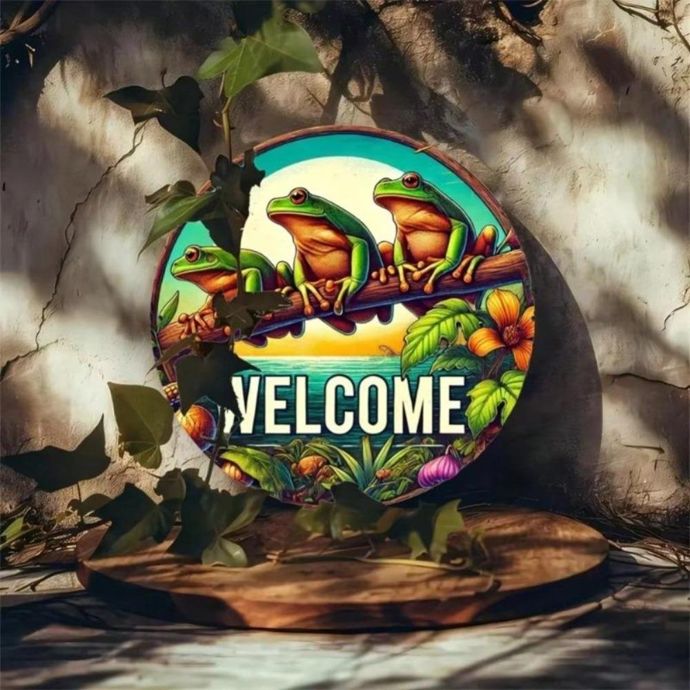 Premium Tin Wall Art for Bedroom Bar Decor Easy Hang Durable Metal