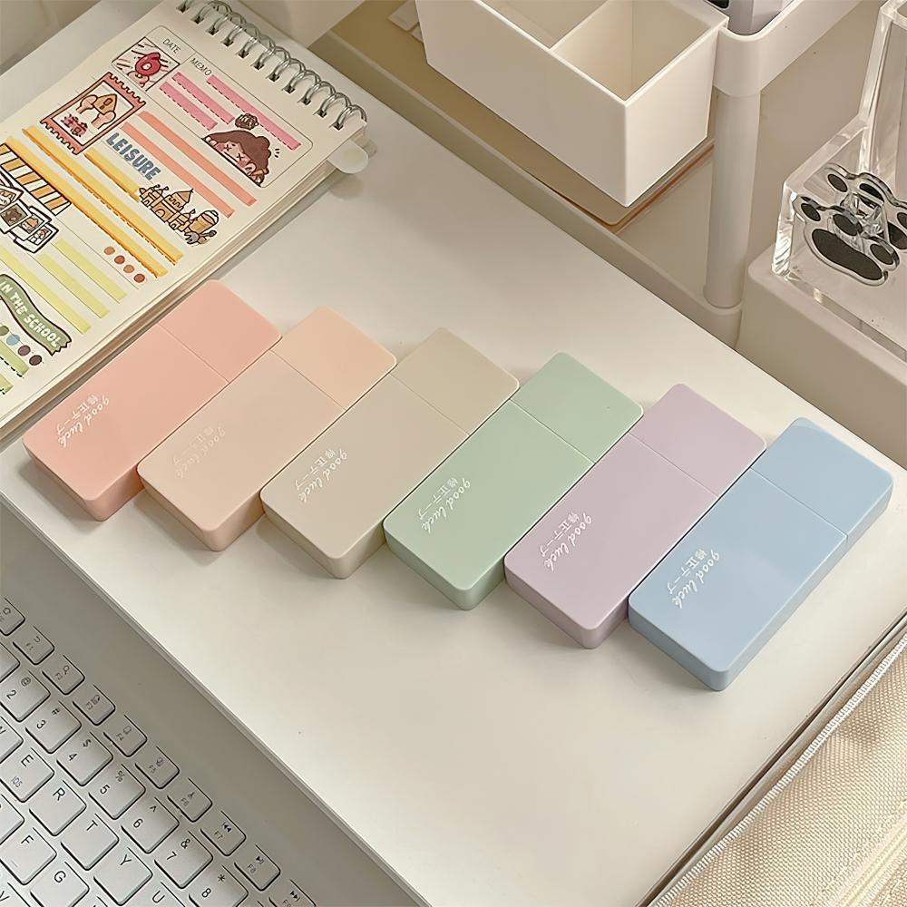 6ks Morandi Color Correction Tapes Set Gradient Design PET 5mm*12m Correcting Office School