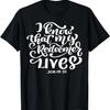 Christian Ich weiß, dass mein Erlöser lebt Hiob 19,25 Zitat T-Shirt