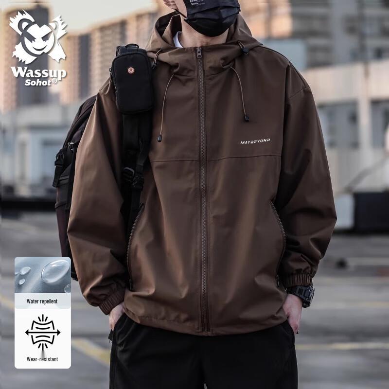 

Wassup Sohot Men s Outdoor Windproof Casual Jacket 3XL