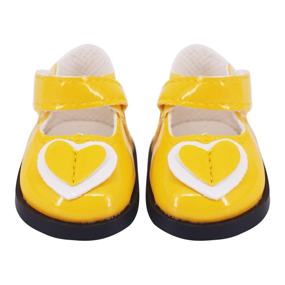 5CM Mini Doll Leather Boots Shoes Doll Butterfly Princess Shoes 20cm Cotton Doll Shoe  Kids Gifts