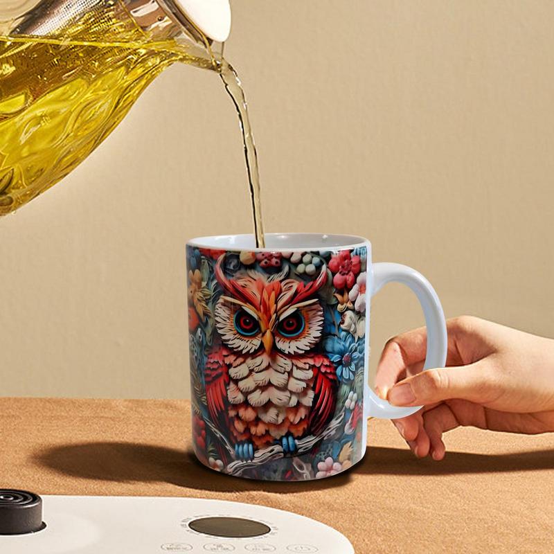 3D Coffee Mug 3D Tea Cup Coffee Cup Ceramic Cup Animal Cup Multi-Purpose Cute Creative Mug For Men Women Mother Father Friends