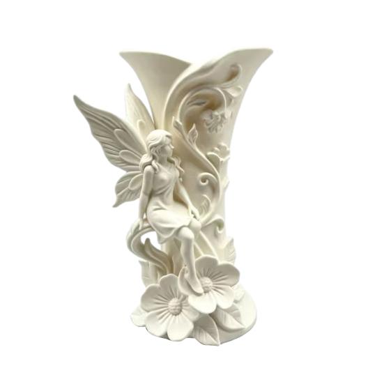 Flower Fairy Vase 3D Printed Fairy And Flowers Vase Retro