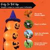 Joyfy 6 FT Halloween Inflatables Stacked Pumpkins with Build-in LEDs for Porch Halloween Pumpkin Decor Blow Up Yard Decorations