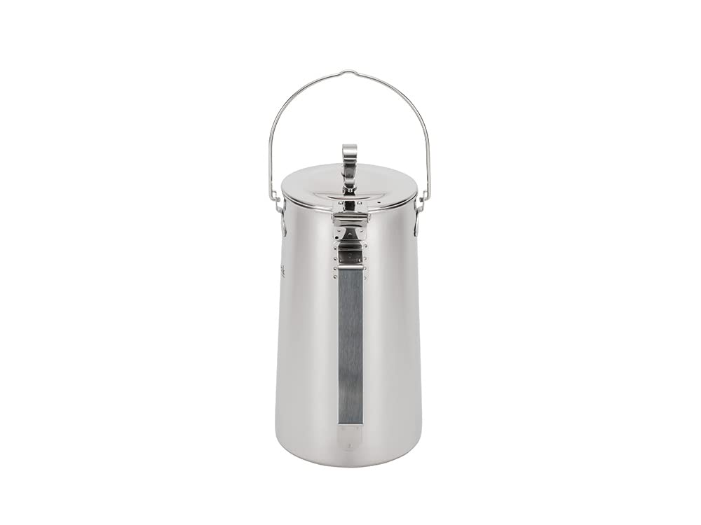 Snow Peak CS-270R Classic Kettle 1.8L Stainless Steel Campfire Direct Flame Boiling Water