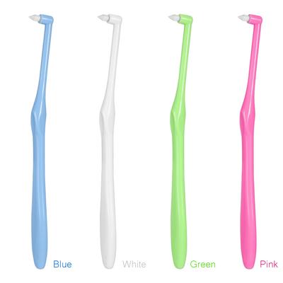 1-5 STÜCK Kieferorthopädische Interdentalbürste Einzelbüschelig Weich Zahnreinigung Zahnbürste Mundpflege Werkzeug Kleiner Kopf Weiche Borsten