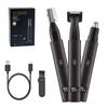 Rechargeable Multi-Functional Type-C Men's Grooming Kit: 3-in-1 Electric Nose Hair Trimmer